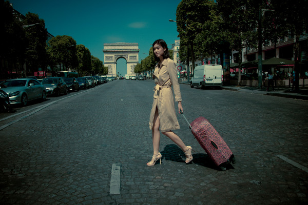Housse de valise - accessoires de voyage - Tribute BibeliB - Champs Elysees