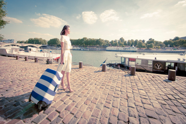 Housse de valise - accessoires de voyage - Sailor BibeliB -Quais de seine